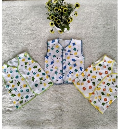 Harga 3 pcs Baju Bayi Atasan Bayi Baru Lahir Newborn bahan katun (B3)