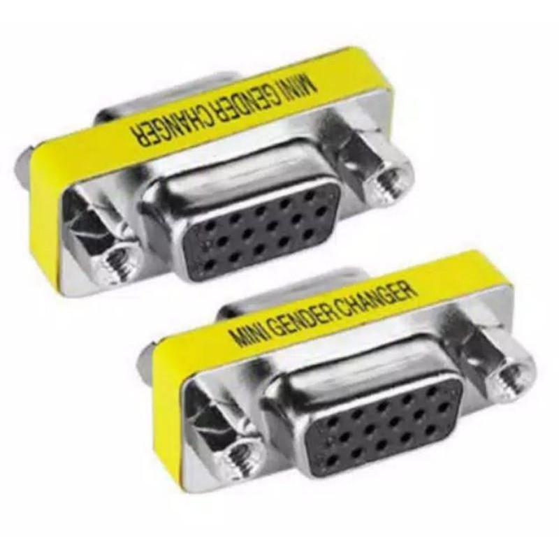 GENDER VGA FEMALE FEMALE 15 PIN / KONEKTOR VGA FEMALE FEMALE