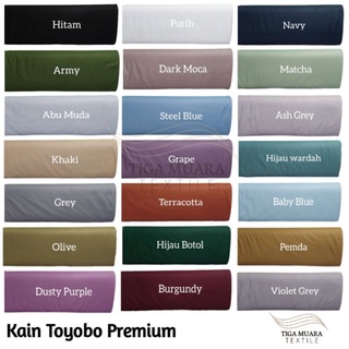 Jual KAIN KATUN TOYOBO TOJIRO ROLL TOYOBO ROYAL MIX PREMIUM Shopee