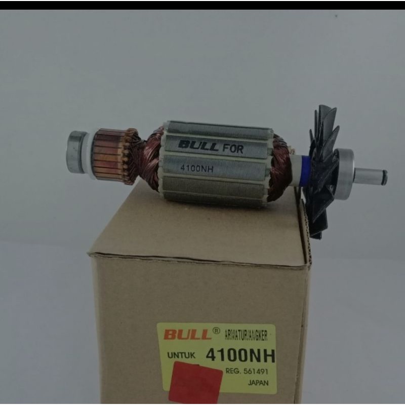 BULL Armature Angker 4100NH for mesin marble cutter makita 4100NH ASLI BULL