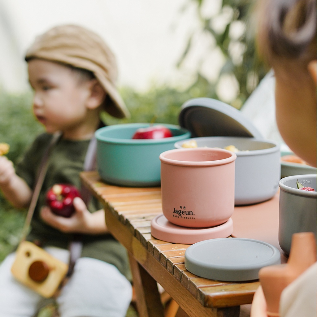 JAGEUN Silicone Baby Food Container Storage Box | Kotak Mpasi bayi 250 ml