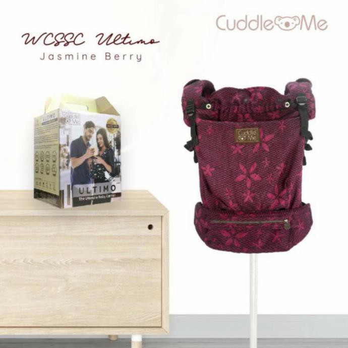 Cuddleme Cuddle Me Wcssc Jacquard Ultimo Gendongan Bayi Tenun Hipseat - Jasmine Berry Captain.Kimii