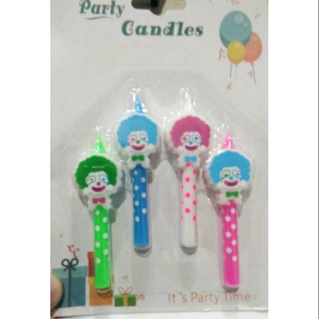 Lilin Badut Ulang tahun