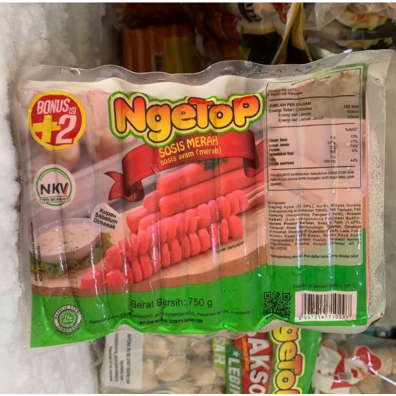 

NGETOP Sosis Merah 750gr