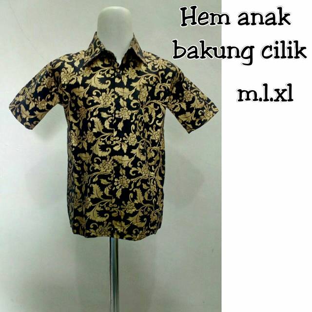 Hem Batik Anak Bakung Mutiara Gold Fz