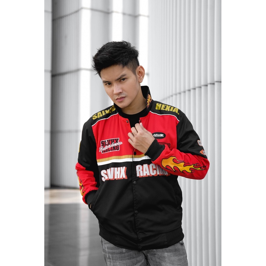 Jaket Pria - Nascar Jacket Vintage Racing Original Salvio Hexia - Jaket Racing - Jaket Sunmori - Jaket Motor Pria - Jaket Distro - Jaket Salvio Hexia