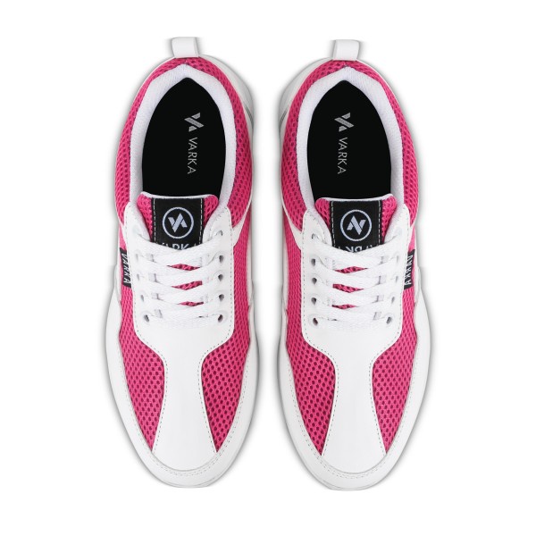 Sepatu Sneaker Wanita Terbaru V 6501 Brand Varka Sepatu Kets Jogging Wanita Trendi Berkualitas Warna Putih