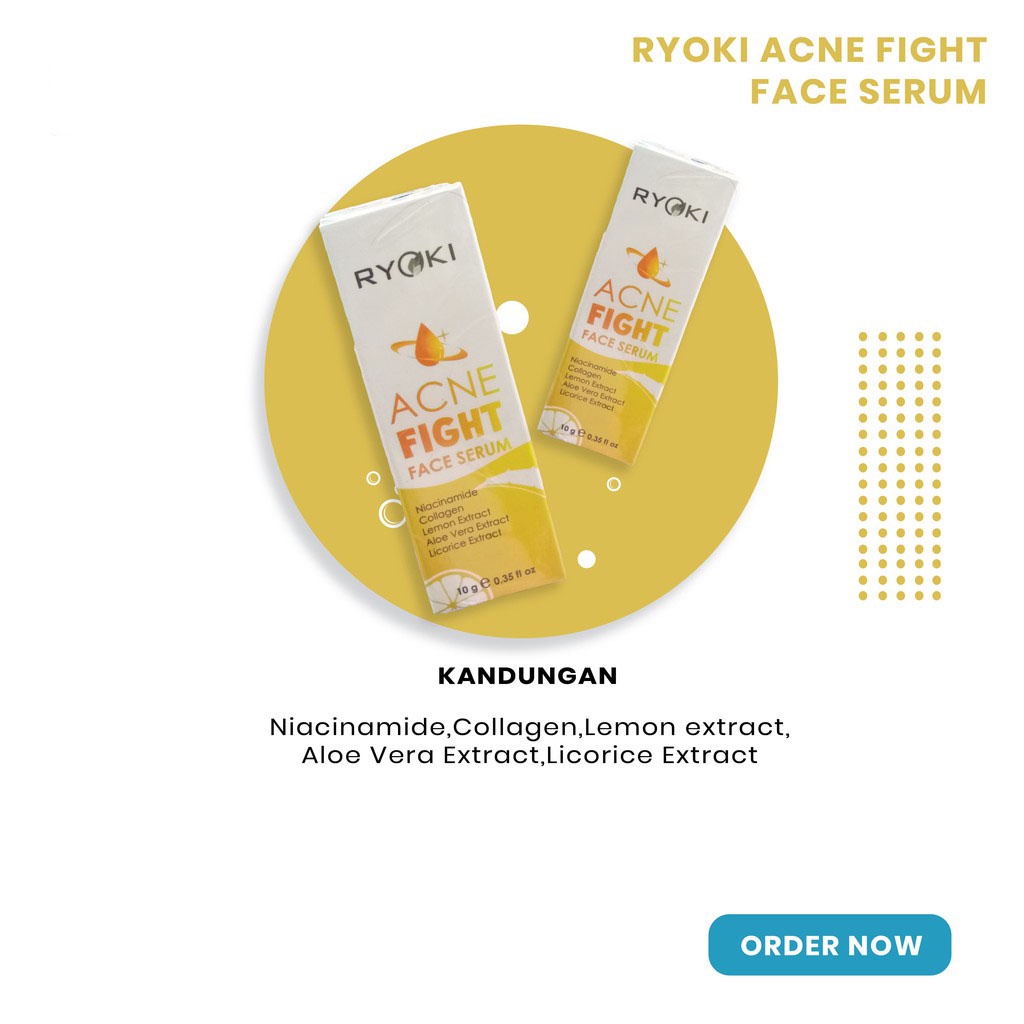 RYOKI ACNE FIGHT FACE SERUM