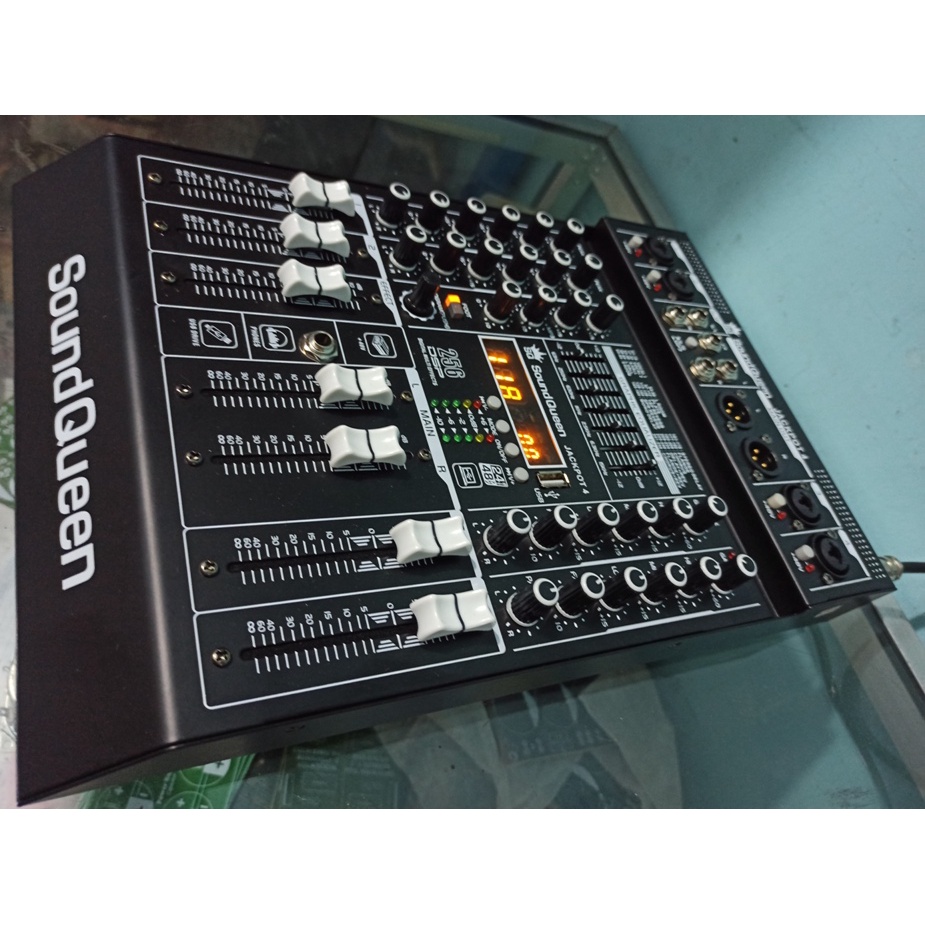 PROFESSIONAL MIXER 4CHANNEL USB DIGITAL 256EFEK Soundqueen Jackpot 4