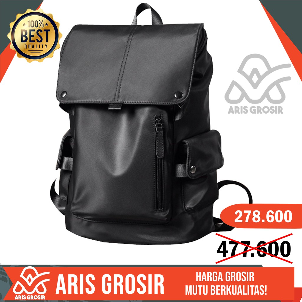 TAS RANSEL KULIT PRIA NEW PREMIUM BACKPACK COWOK ASLI IMPORT NEW X397