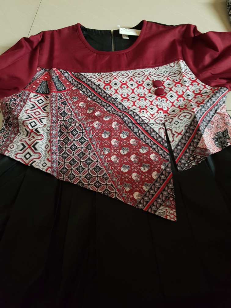 Jehan Dress Gamis Batik, Gamis Kondangan, Gamis Toyobo