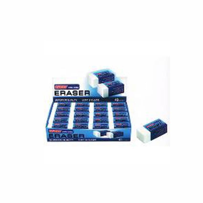

ERASER, PENGHAPUS, STIP 40SQ PUTIH KENKO