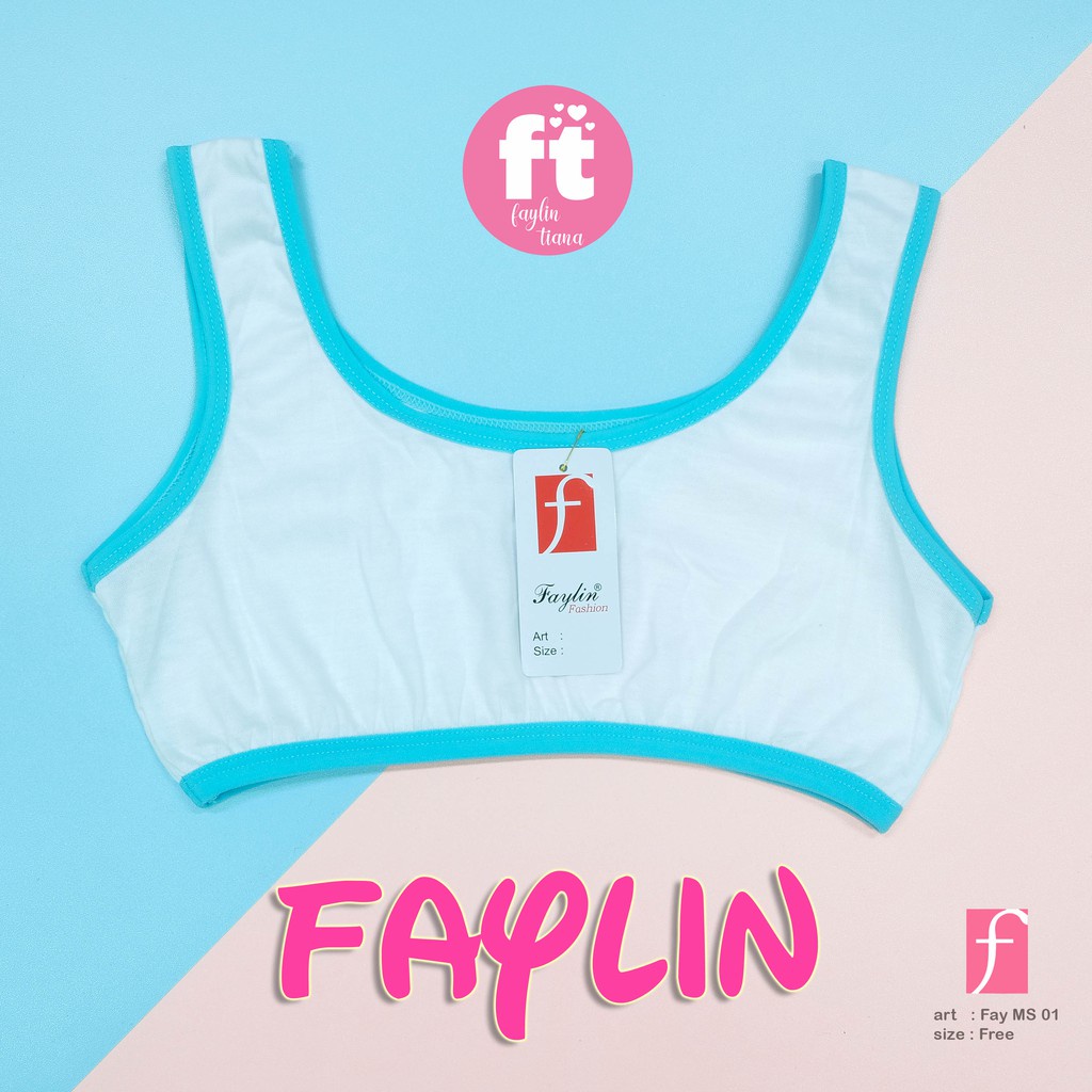 FAYLIN | Miniset Anak Pelajar / Miniset anak Remaja Putih POLOS  Tali Besar /art Fay MS-01