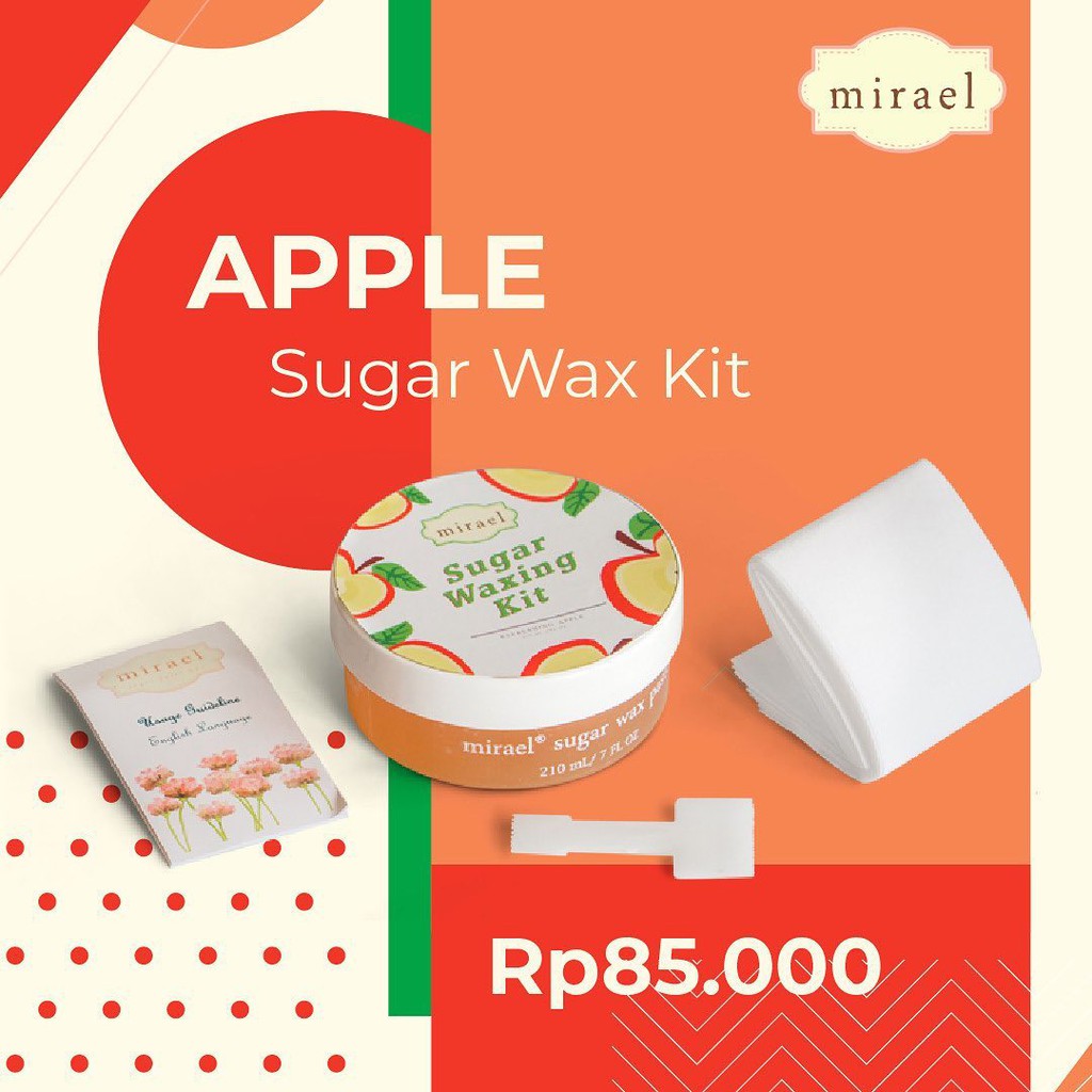 [FREE GIFT] Mirael Sugar Waxing Kit Original Wax Alami Sugarpot