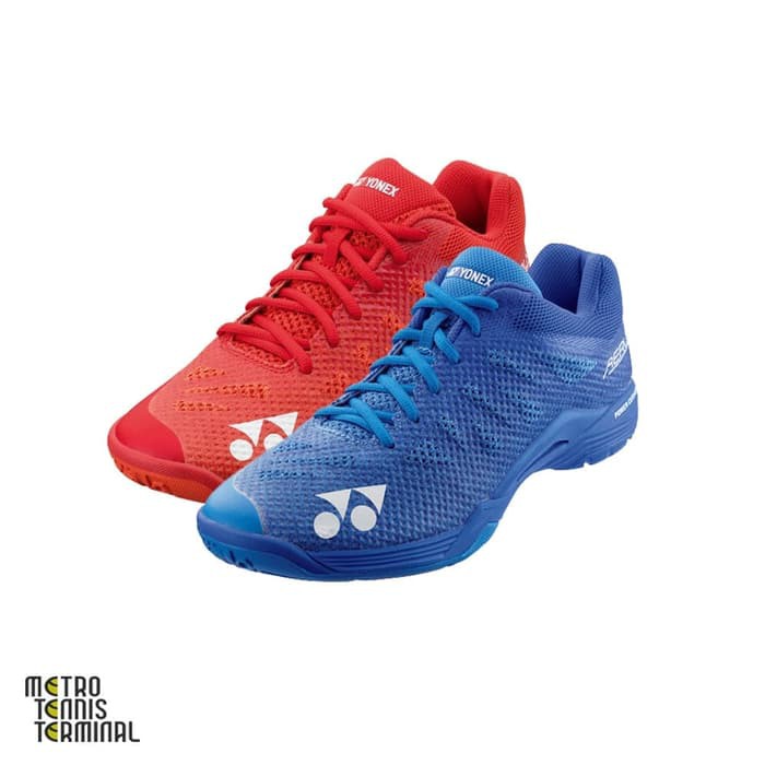 Yonex Aerus 3 Men A3M Power Cushion Sepatu Badminton Original - Merah 43
