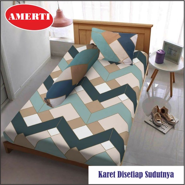 sarung bantal dan sarung guling motif kotak kotak