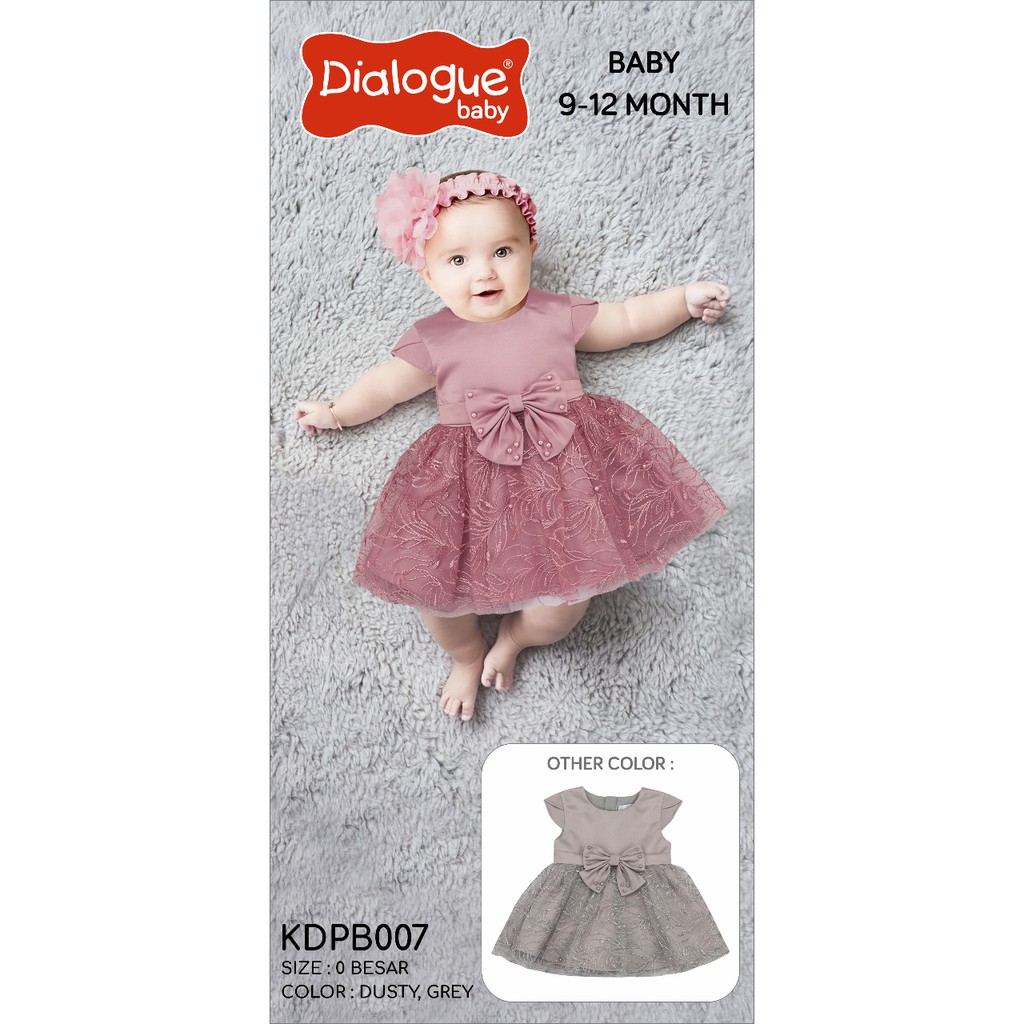 DRESS BAYI 9-12BLN DIALOGUE MELLA KDPB007