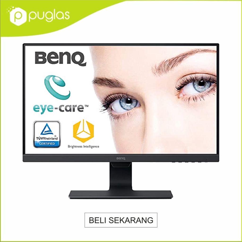 LED Monitor BenQ GW2480 Full HD IPS Slimbazel HDMI D-SUB DP 24" Inch For PC Komputer Laptop