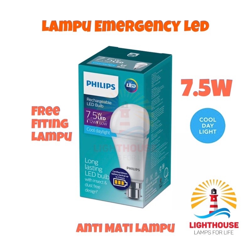 Harga Lampu Emergency Philips Terbaik Lampu Elektronik Agustus 2021 Shopee Indonesia