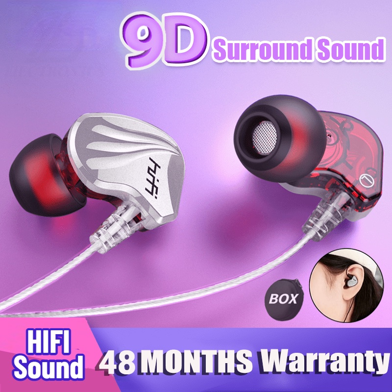 Headset Gaming Sport Music 6D Surround Stereo Bass Hifi dengan Mic Earphone Headphone Gaming