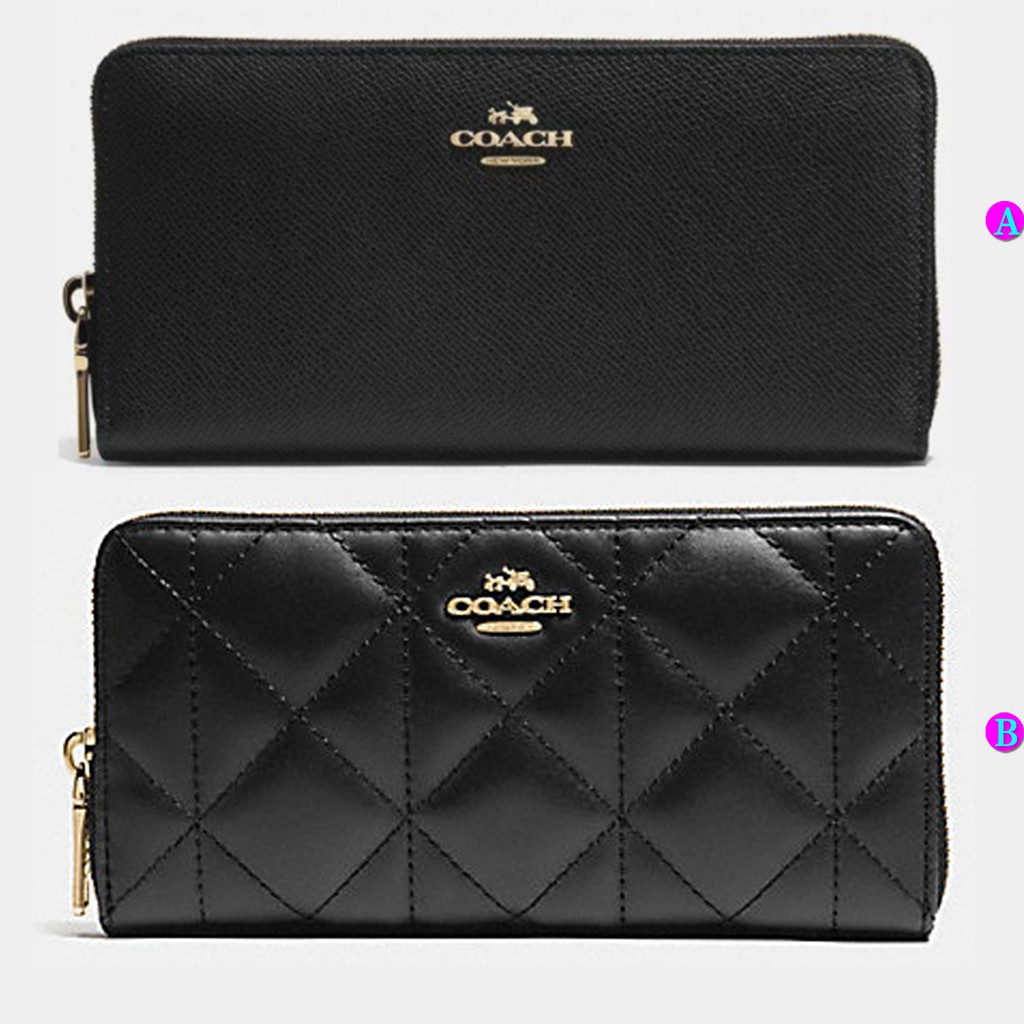 (SameDay Grab) all ada 52372 53637 COACH women Long Wallet Clutch Purchase Certificate