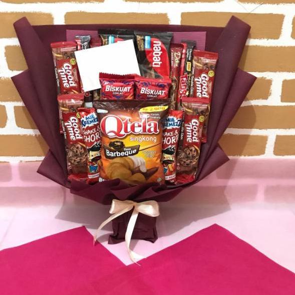

60 (READY STOCK) BISA KIRIM DI HARI YANG SAMA -BOUQUET SNACK / BUCKET SNACK / BUKET MAKANAN / SNACK BUKET- ☢➚ Terbatas O