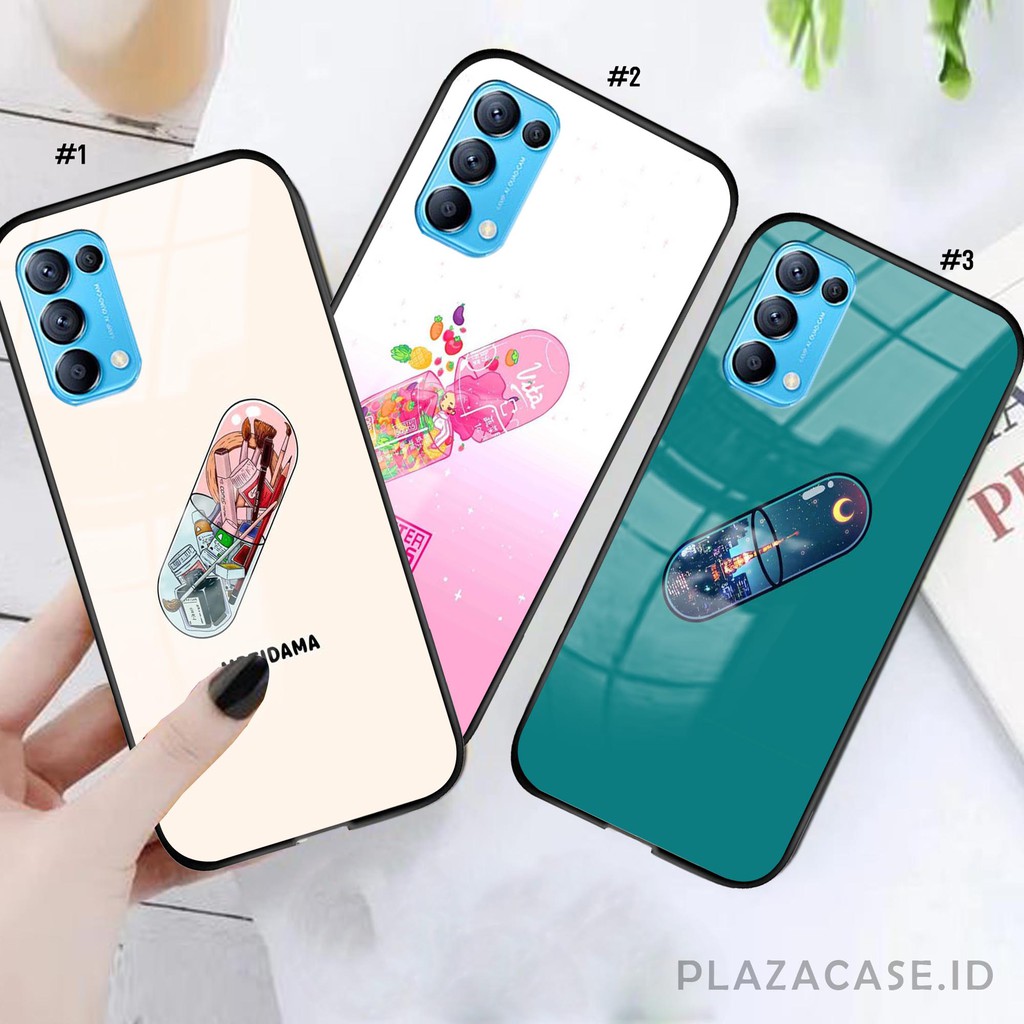 Softcase Glass Kapsul [K83] for All Type OPPO RENO 5 RENO 4 RENO 4F A73 A53 A91 RENO 3 A71 F1S A31