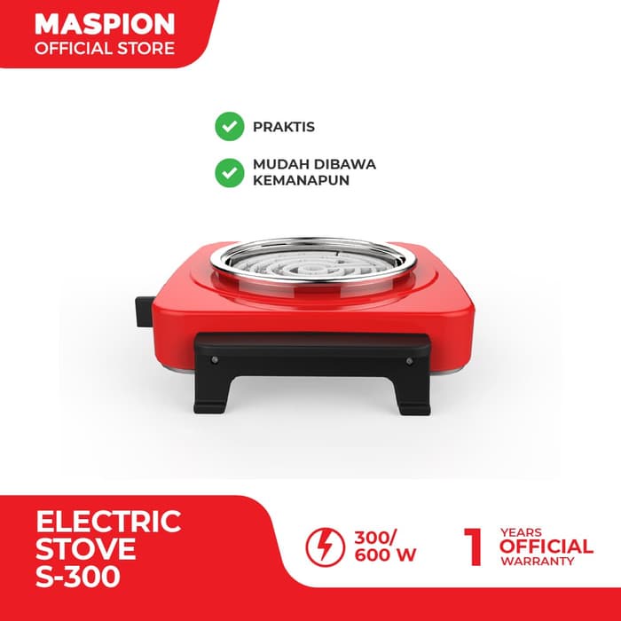Maspion Kompor Listrik Mini 1 Tungku - S300