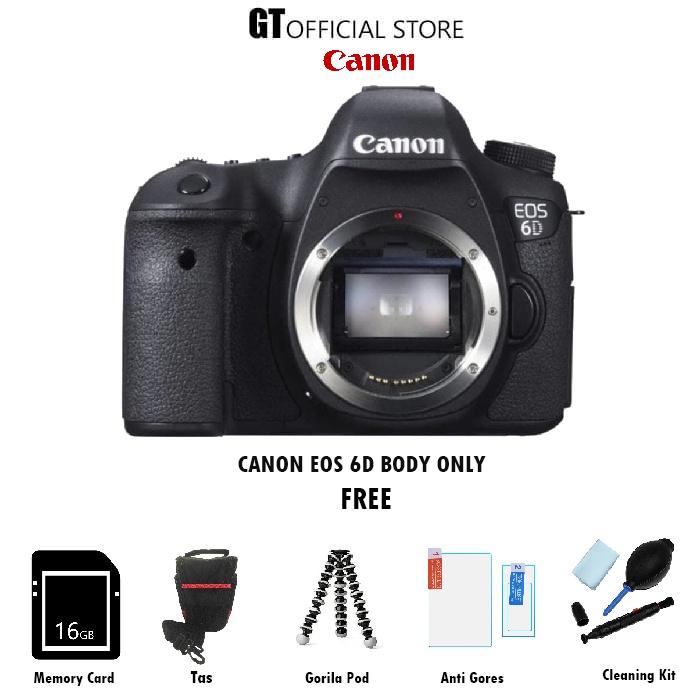 KAMERA CANON 6D BODY ONLY / CANON EOS 6D / 6D