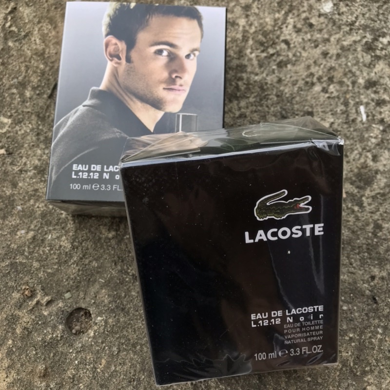 PARFUM PRIA LACOSTE HITAM 100ML ORI-IMPORT BOX COVER