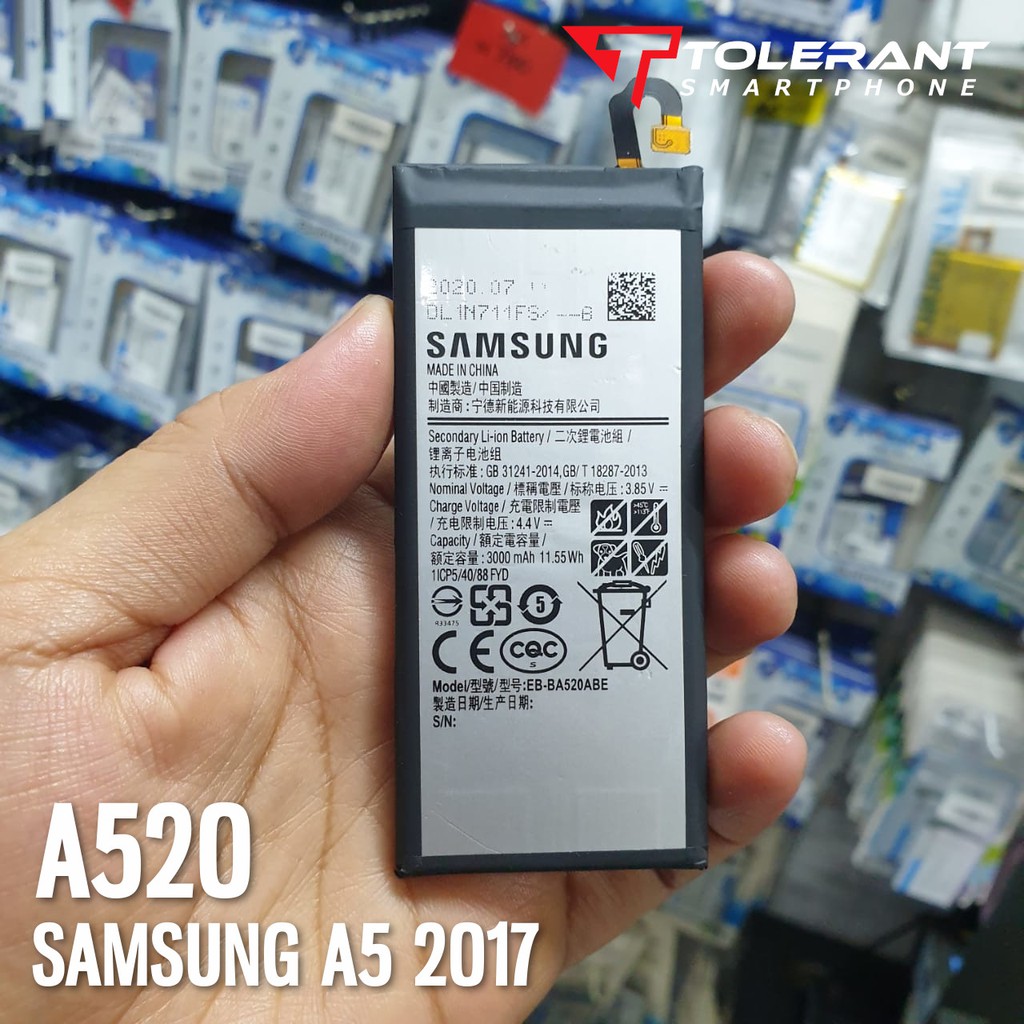 BATTERY SAM A520 A5 2017/J5 2017 EB-BA520ABE ORI 100A