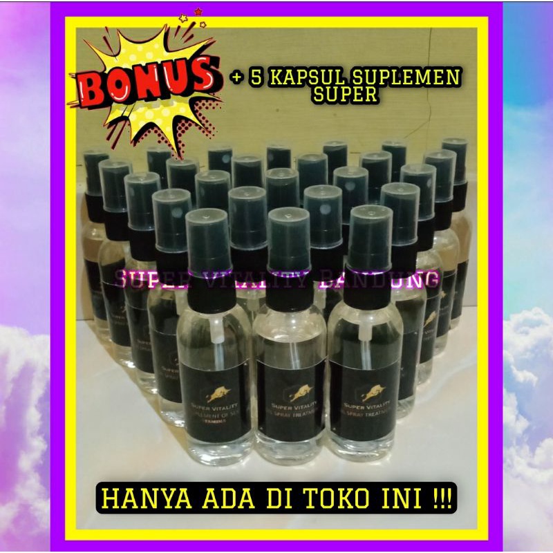 SUPER VITALITY OIL PEMBESAR + (Bonus Kapsul Stamina Super)