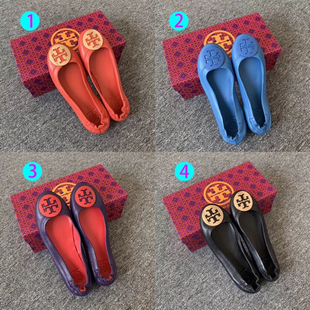 TORY BURCH MINNIE BALLET TRAVEL FLAT SHOES