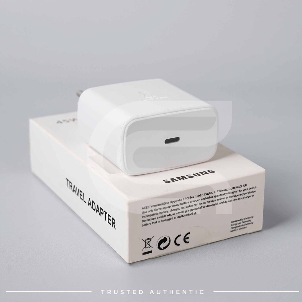 SAMSUNG USB C POWER ADAPTER 45 WATT PUTIH ORIGINAL BERGARANSI