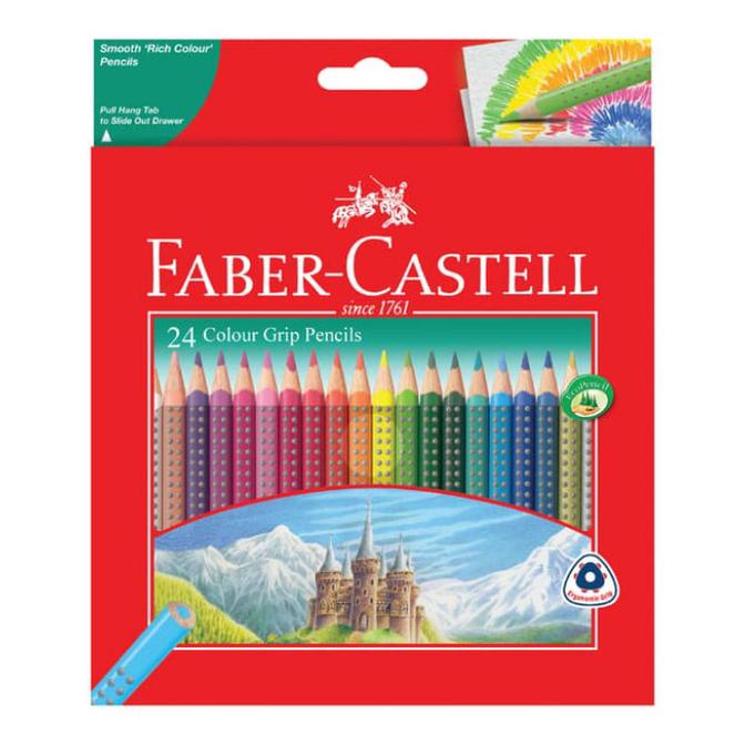 

Faber Castell Colour Grip Pencils 24