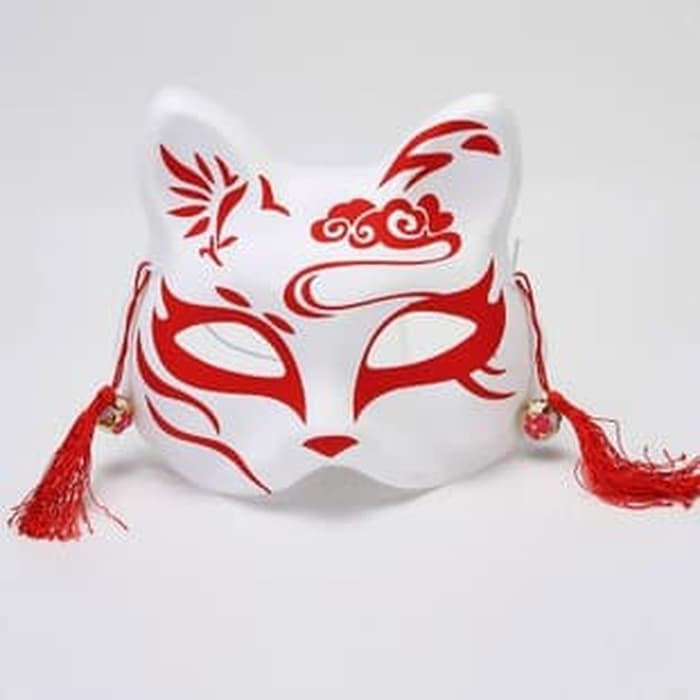 TOHK topeng kitsune fox bunkasai japanese festival mask halloween