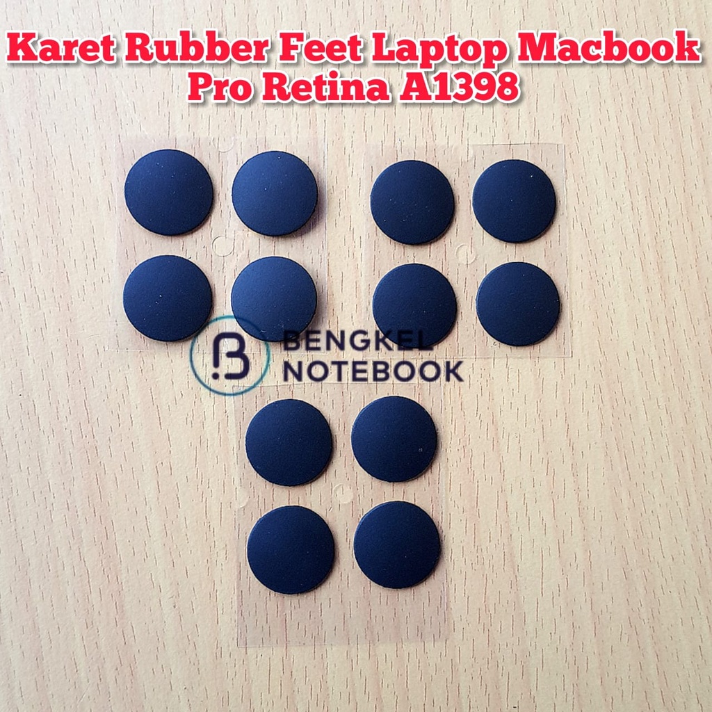 Karet Rubber Feet Kaki Bantalan Laptop Air Pro Retina A1398 A1425 A1502