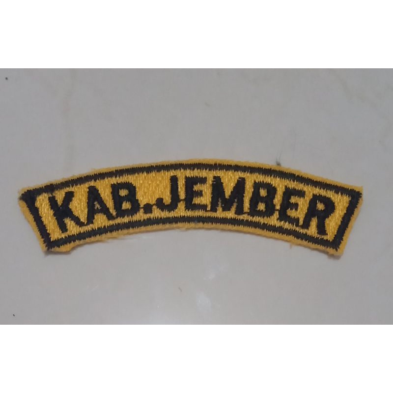 BET BORDIR LOGO PEMKAB KABUPATEN JEMBER