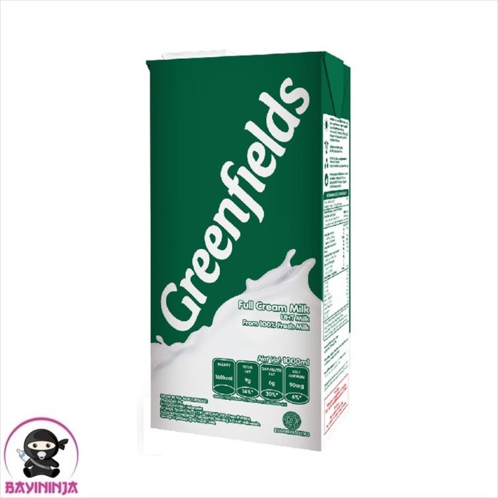 

GREENFIELDS UHT Milk 1000 ml - Full Cream T-Ninjabayi 01