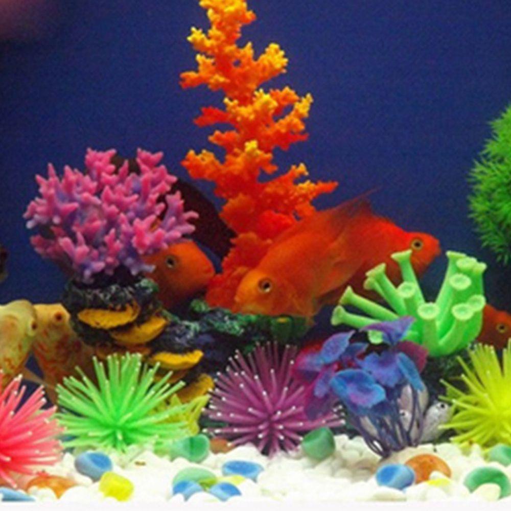 Rebuy Artificial Coral Reef Rumput Plastik Tangki Ikan Aquarium Hiasan Decor Tanaman