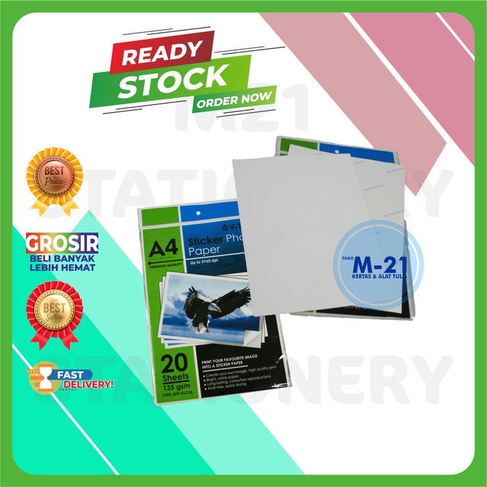 

KERTAS STICKER VTEC 135 GSM