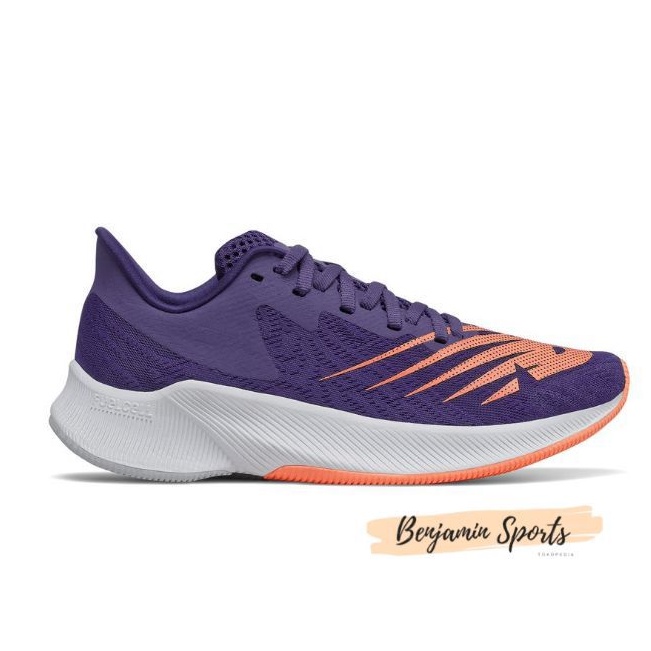 New Balance FuelCell Prism V1 Womens Road Running Shoes Violet Purple With Orange