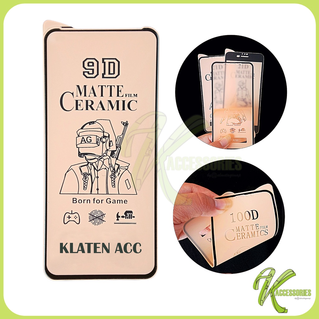 [CM] TEMPEREDGLASS CERAMIC MATTE OPPO F9/F9PRO