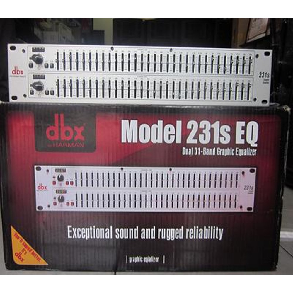 equalizer dbx 231S silver