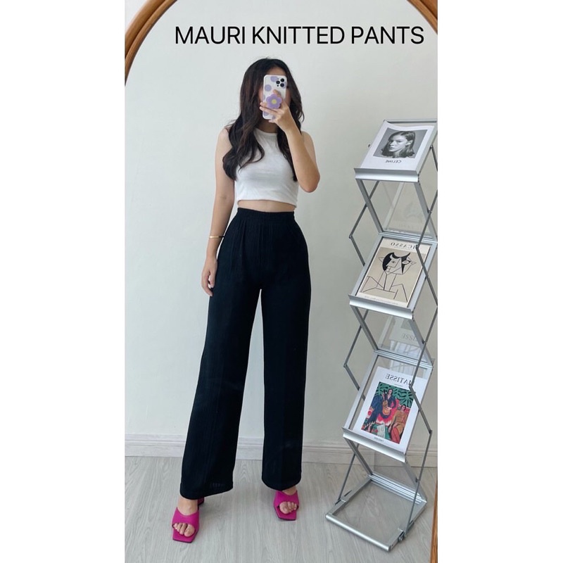 kulot knitted / mauri kulot / kulot stretch / kulot knitt pants