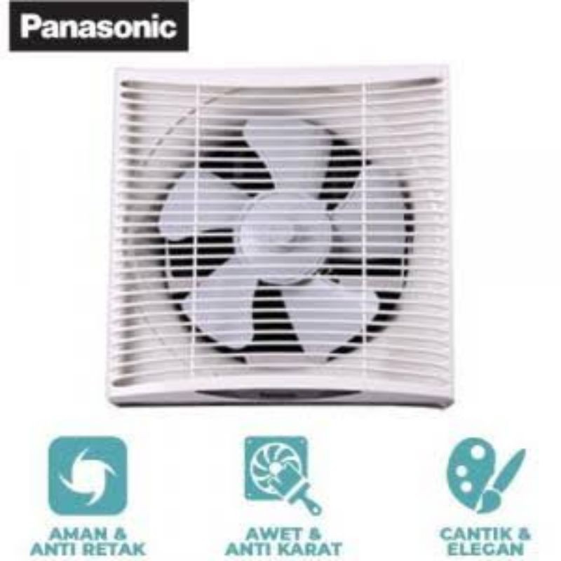 Kipas Angin Hisap 10" Panasonic Exhaust Fan Dinding FV-25RUN5 25 RUN5 25RUN5