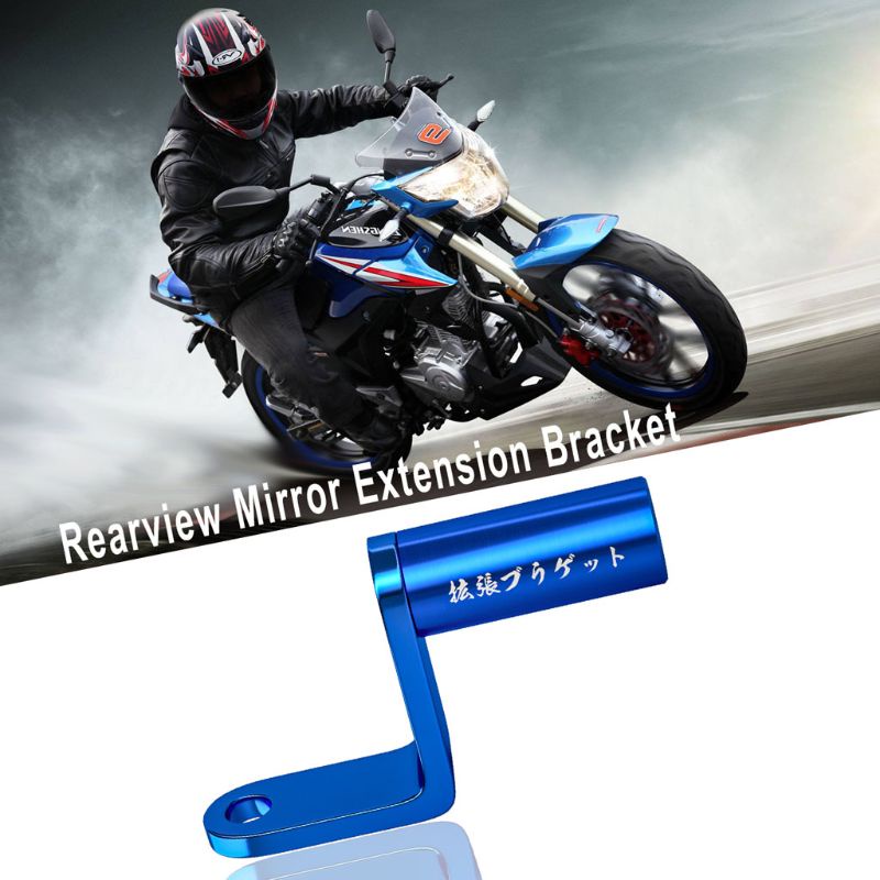 VIVI   Rearview Mirror Mount Extender Bracket Holder Clamp Bar Phone GPS Holder Levers Adjustable Motorcycle ATV Rear View Accessories