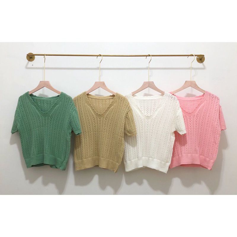 Blouse Rajut Korea Import