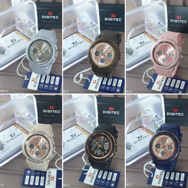 Jam Wanita Digitec BDA- 4091T Original