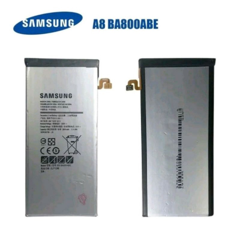 Baterai Samsung Galaxy a8 a800 a8000 2015 EB-BA800ABE Battery Batteray batre batrai Btr Original